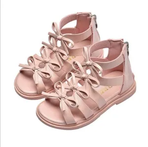summer fashion Roman boots High-top girls sandals kids gladiator sandals