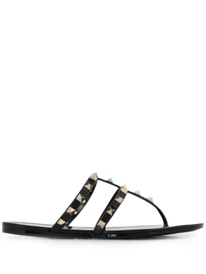 Summer rockstud thong sandals