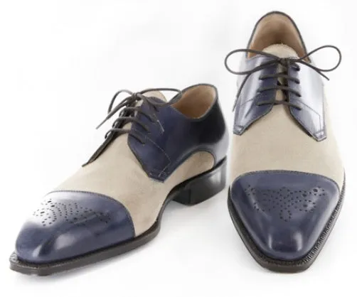 Sutor Mantellassi Blue Shoes – Size: 8 US / 7 UK