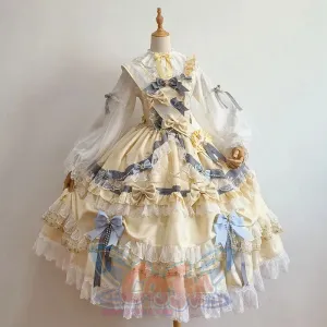 Sweet Girl Gorgeous High Waist Long Lolita Dress