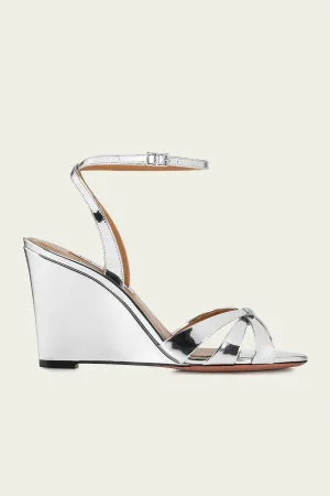 Tati Wedge 85 in Silver