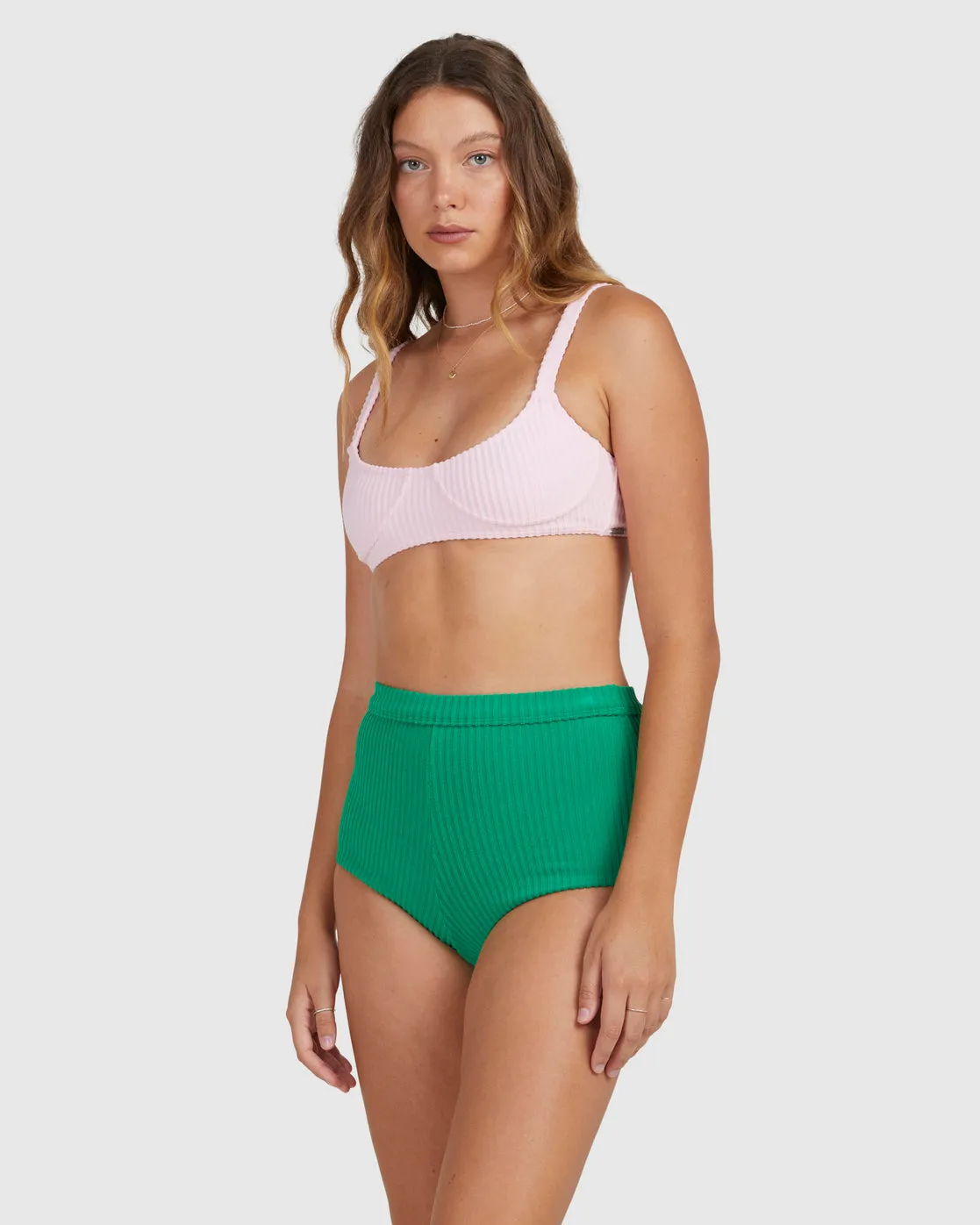 Terry Rib Avalon Bikini Bottom