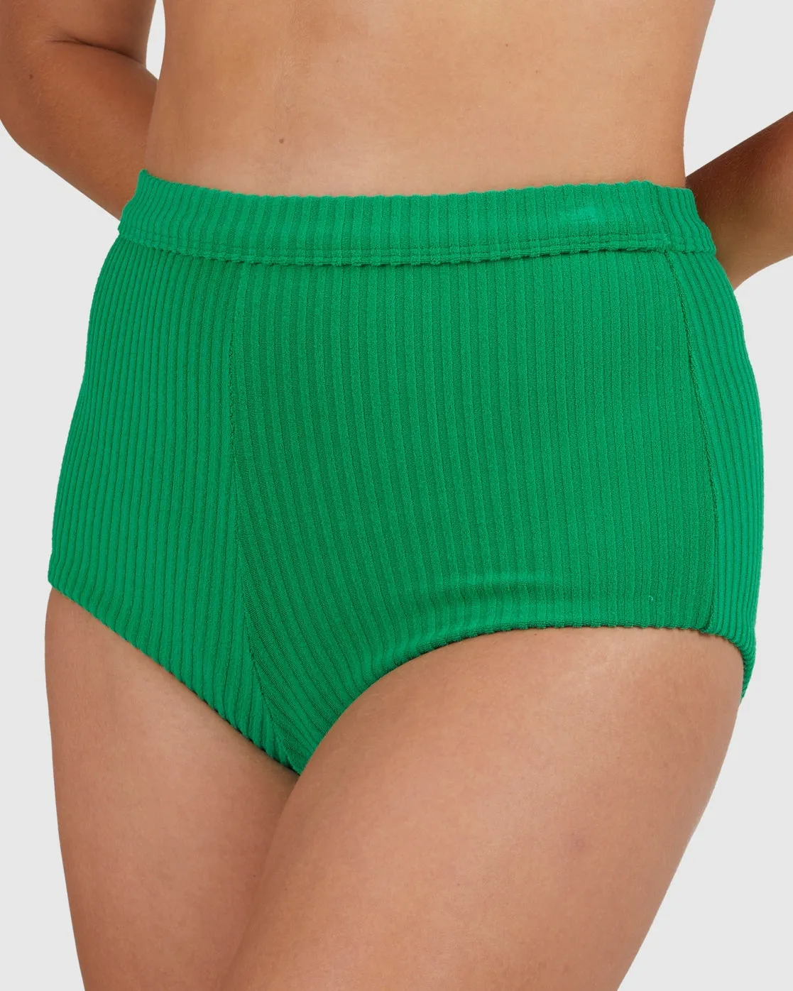 Terry Rib Avalon Bikini Bottom