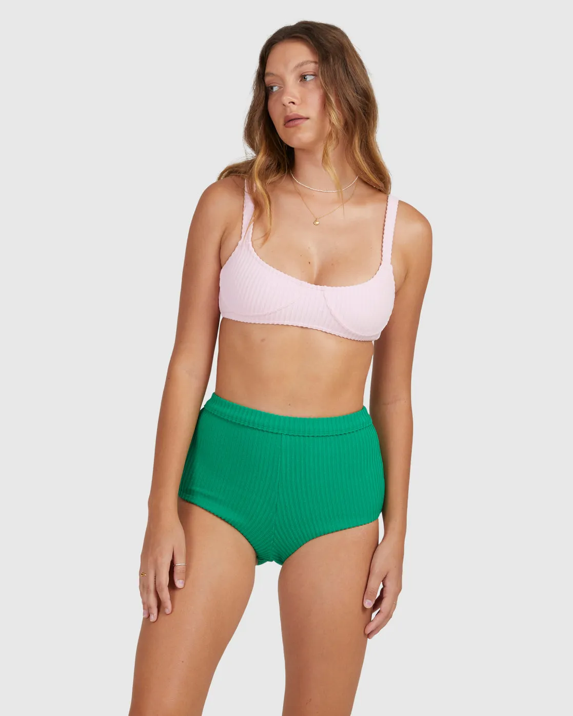 Terry Rib Avalon Bikini Bottom