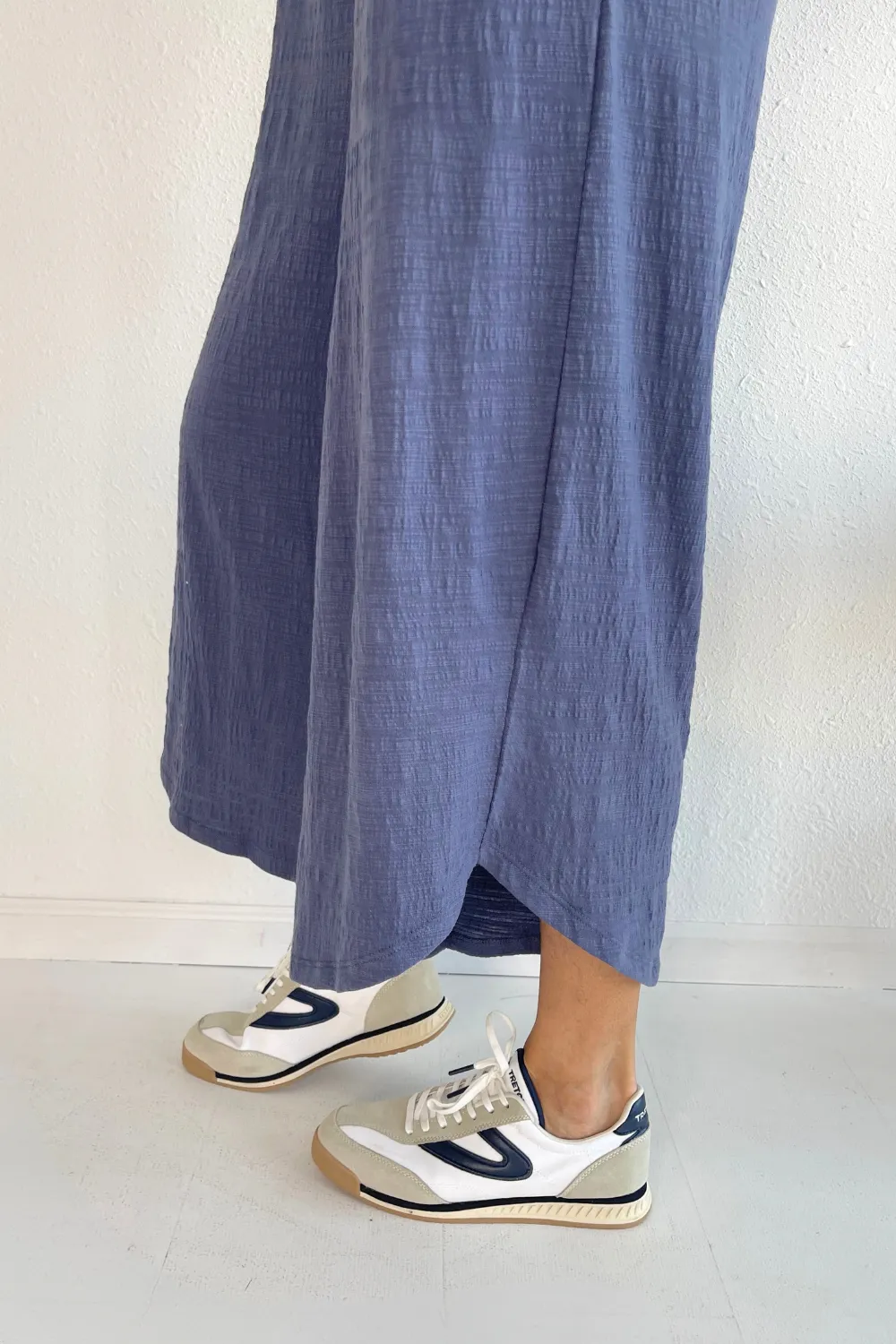 Textured Flared Jumpsuit