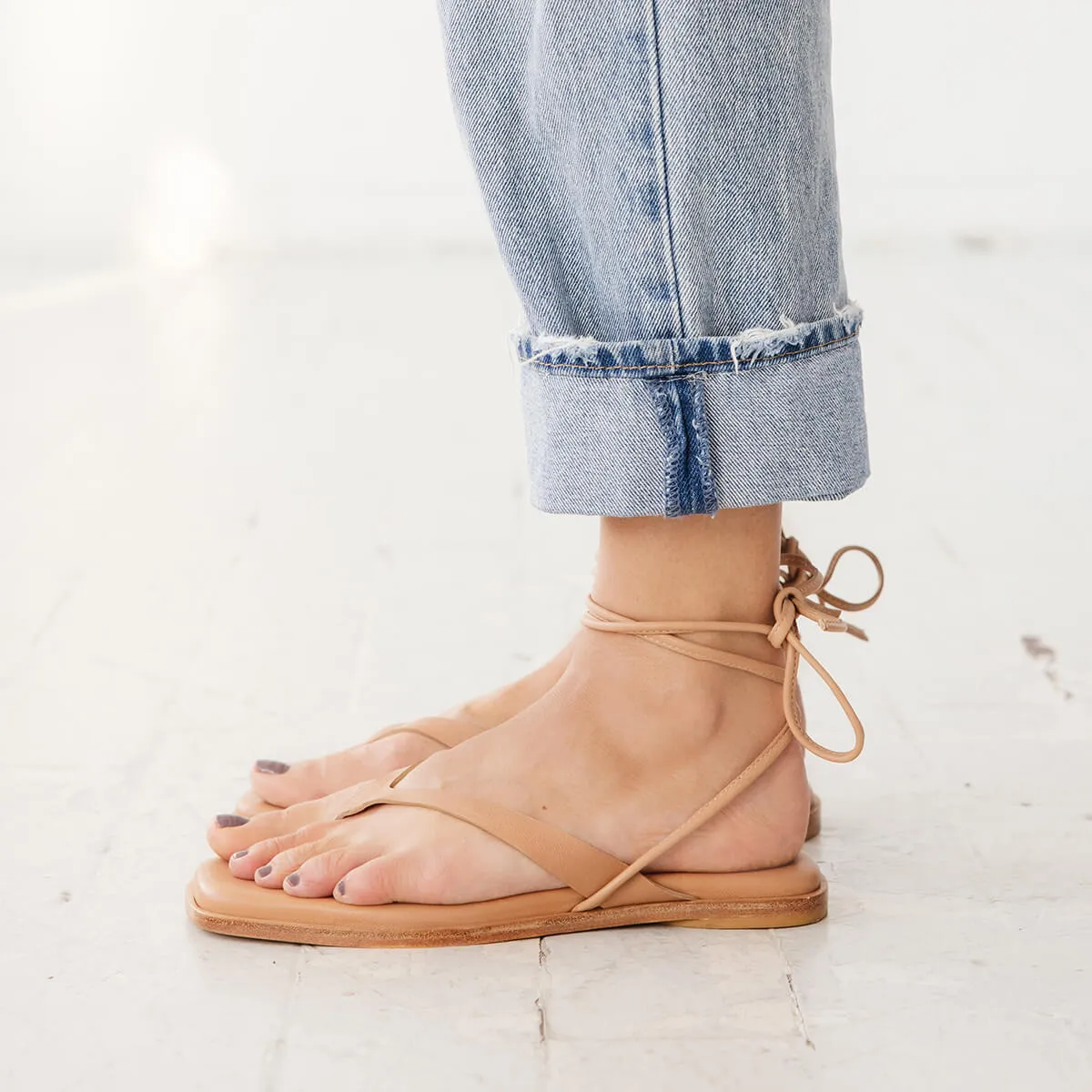 The Isla Sandal [Cognac]