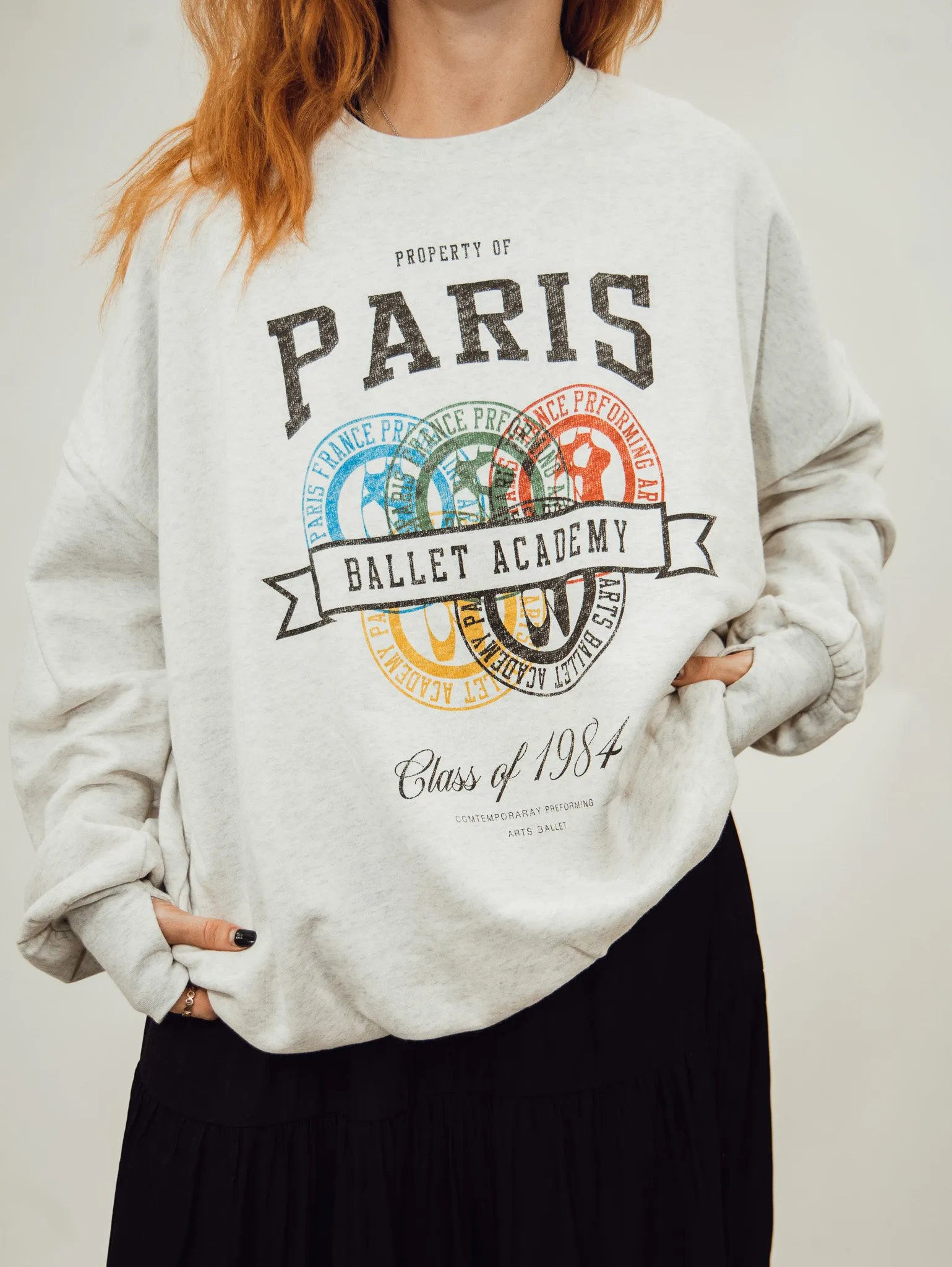 The Laundry Room Paris Ballet Academy Jump Jumper - Pebble Heather