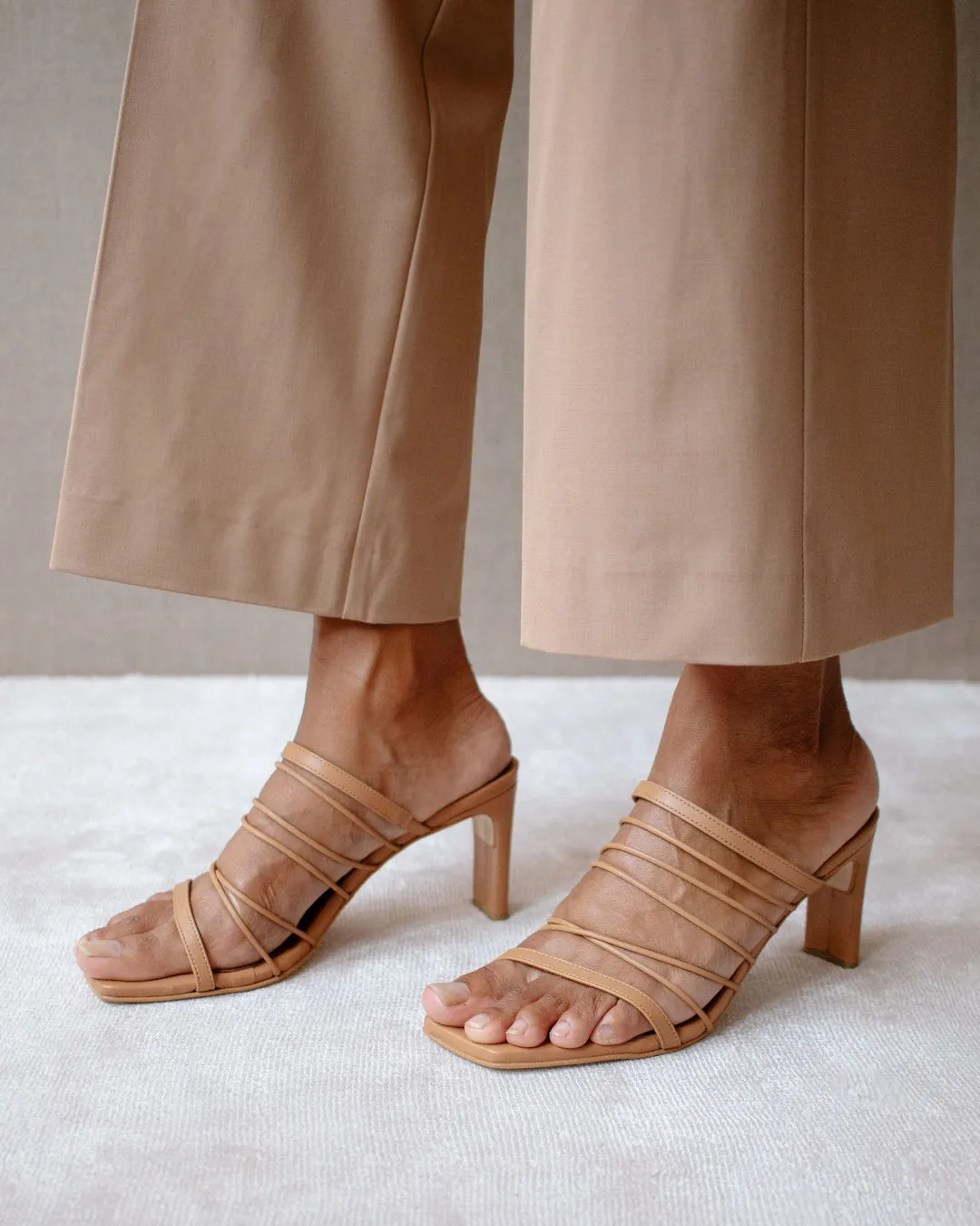 The Sunbeam Sandal by Alohas - Camel