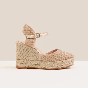 TIRI Gold espadrilles