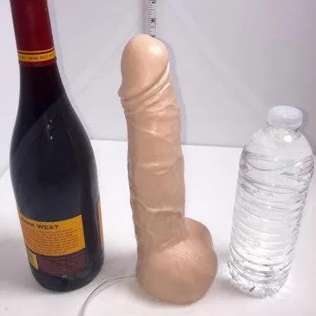 Titanmen Piss Off Realistic 10.5" Squirting Dildo - Vanilla