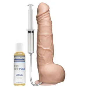 Titanmen Piss Off Realistic 10.5" Squirting Dildo - Vanilla