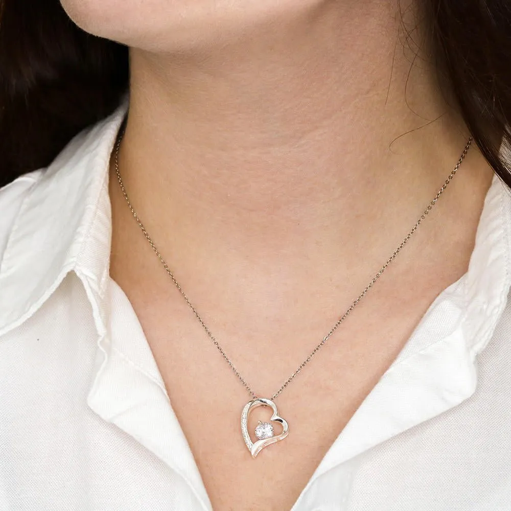 To My Gorgeous Wife Last Breath Heart Pendant Necklace