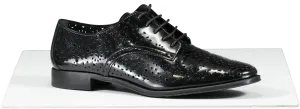 Tod's Black Lace Up Monogrammed Shoes UK 6 EU 39 👠