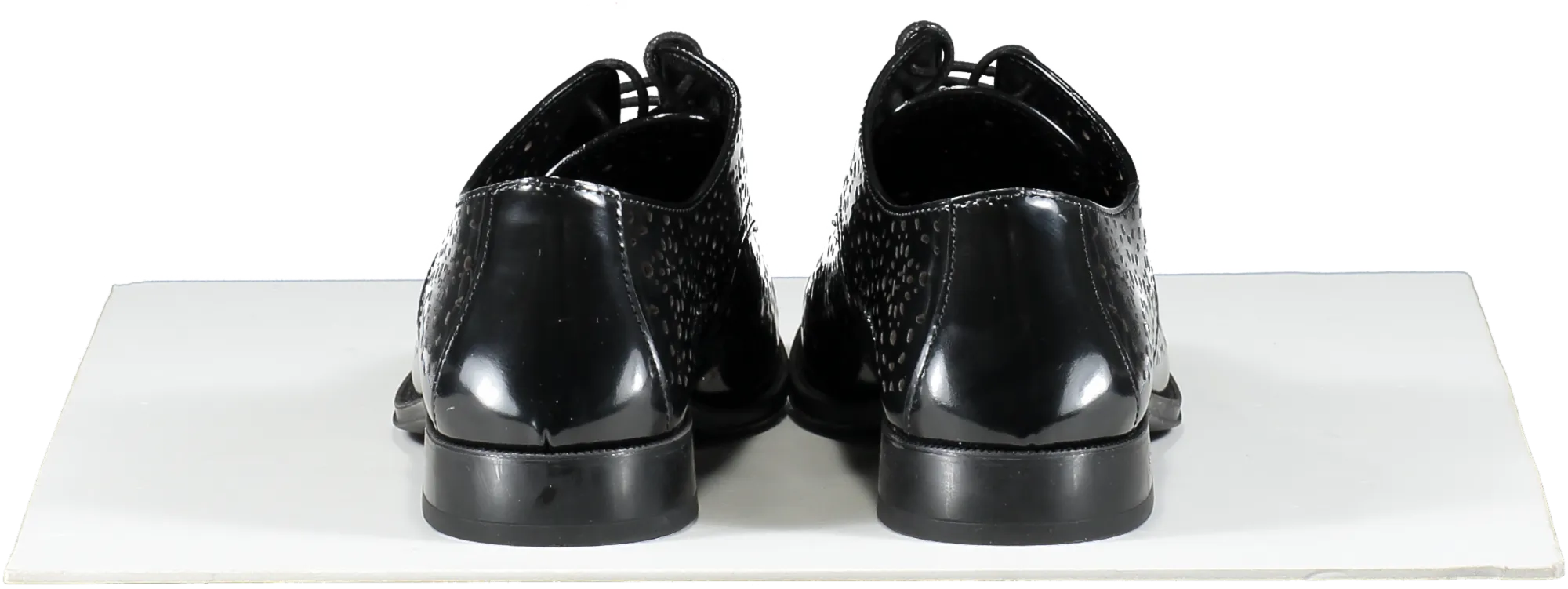 Tod's Black Lace Up Monogrammed Shoes UK 6 EU 39 👠