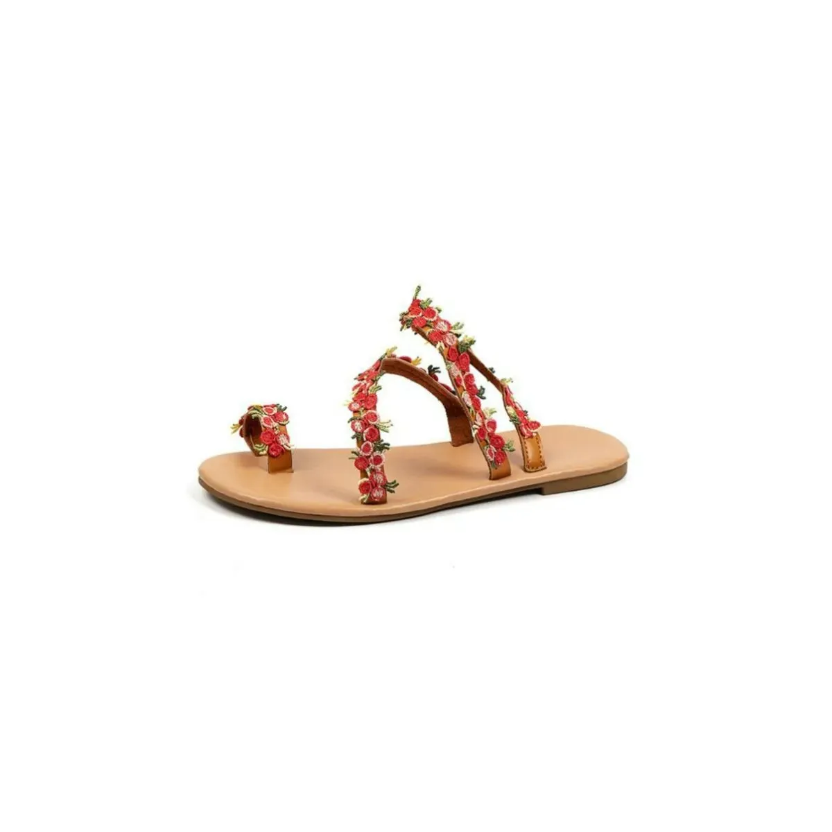 Toe Loop Flats Sandals