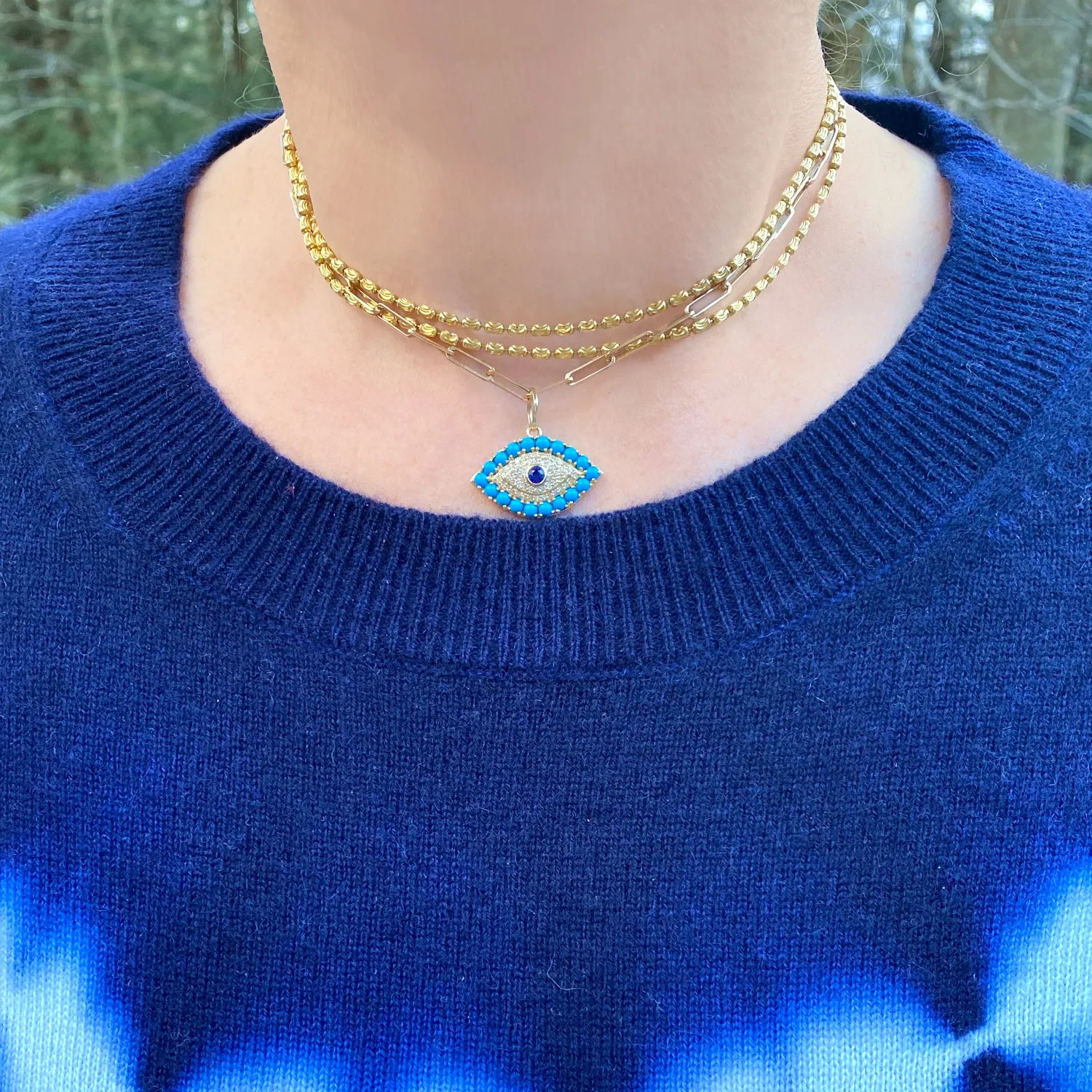 Turquoise Evil Eye Charm