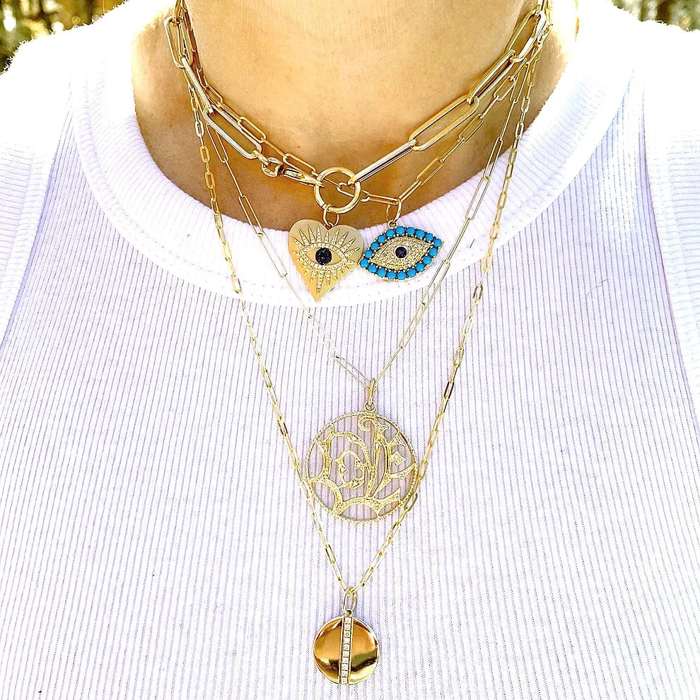 Turquoise Evil Eye Charm