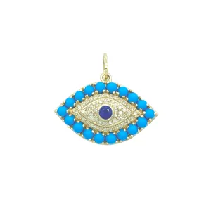 Turquoise Evil Eye Charm