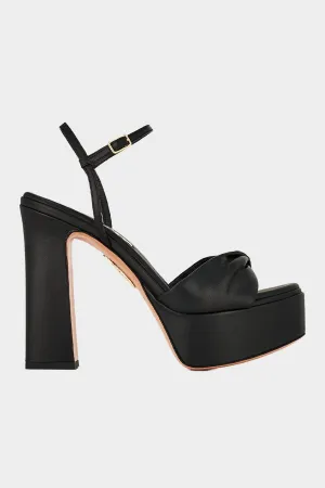 Twist Sandal Plateau 120 in Black