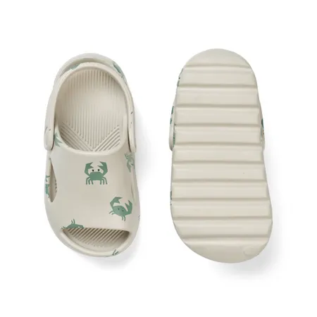 UK 4.5 Morris Aqua Blue Crab Sandals