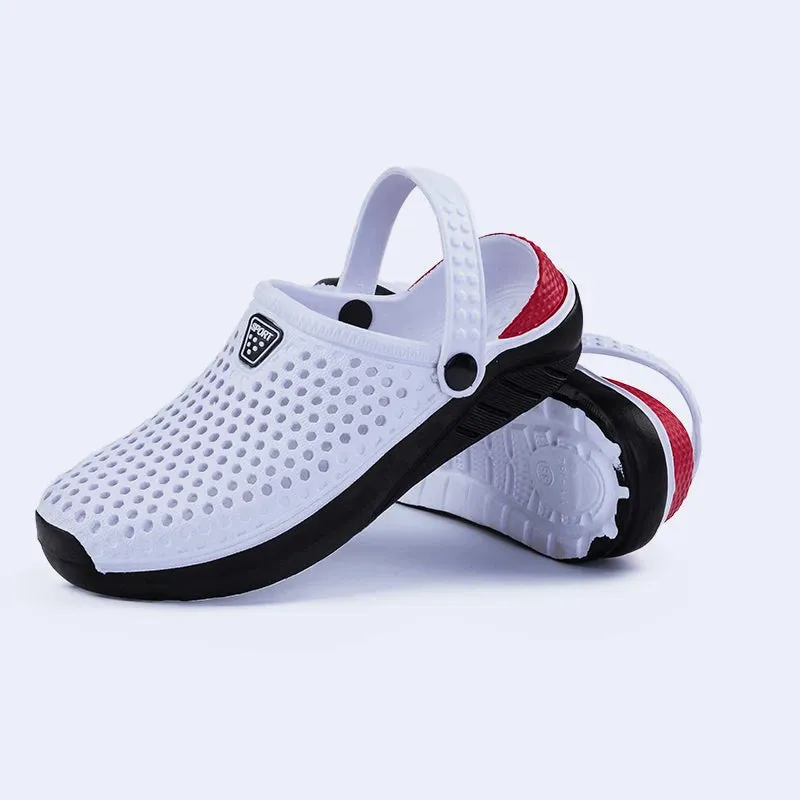 Unisex Fashion Beach Sandals Thick Sole Slipper Waterproof Anti-Slip Sandals Flip Flops for Women Men