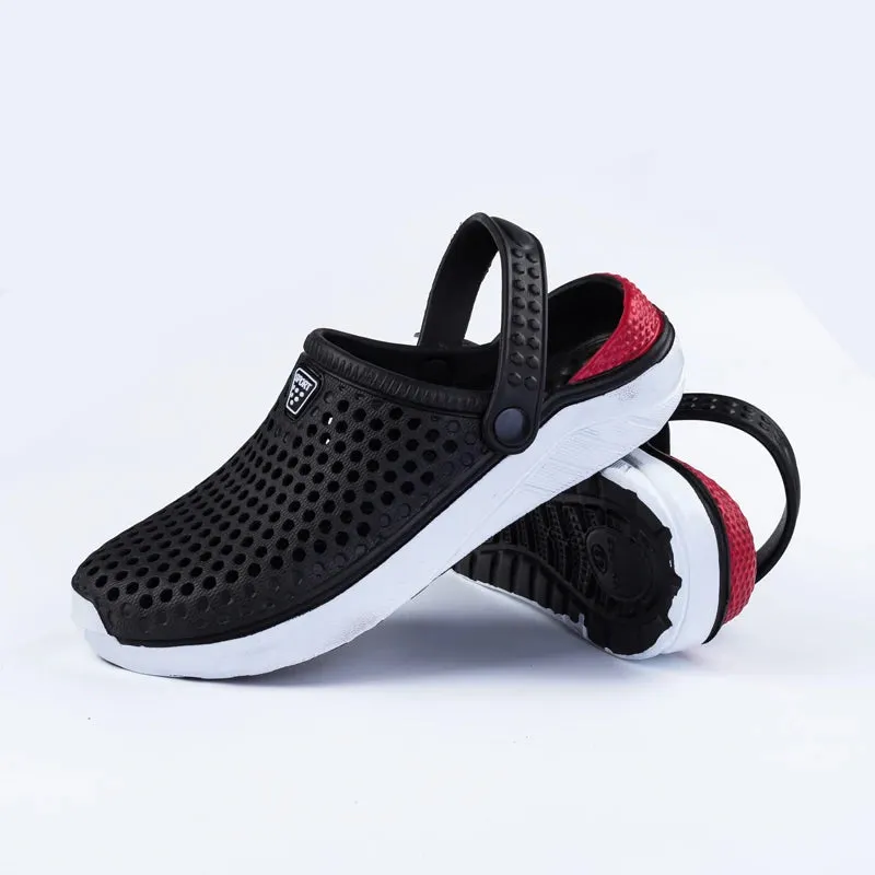 Unisex Fashion Beach Sandals Thick Sole Slipper Waterproof Anti-Slip Sandals Flip Flops for Women Men