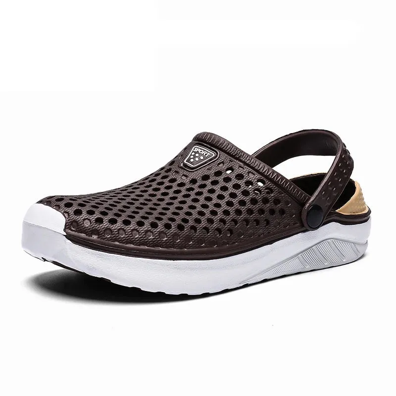 Unisex Fashion Beach Sandals Thick Sole Slipper Waterproof Anti-Slip Sandals Flip Flops for Women Men