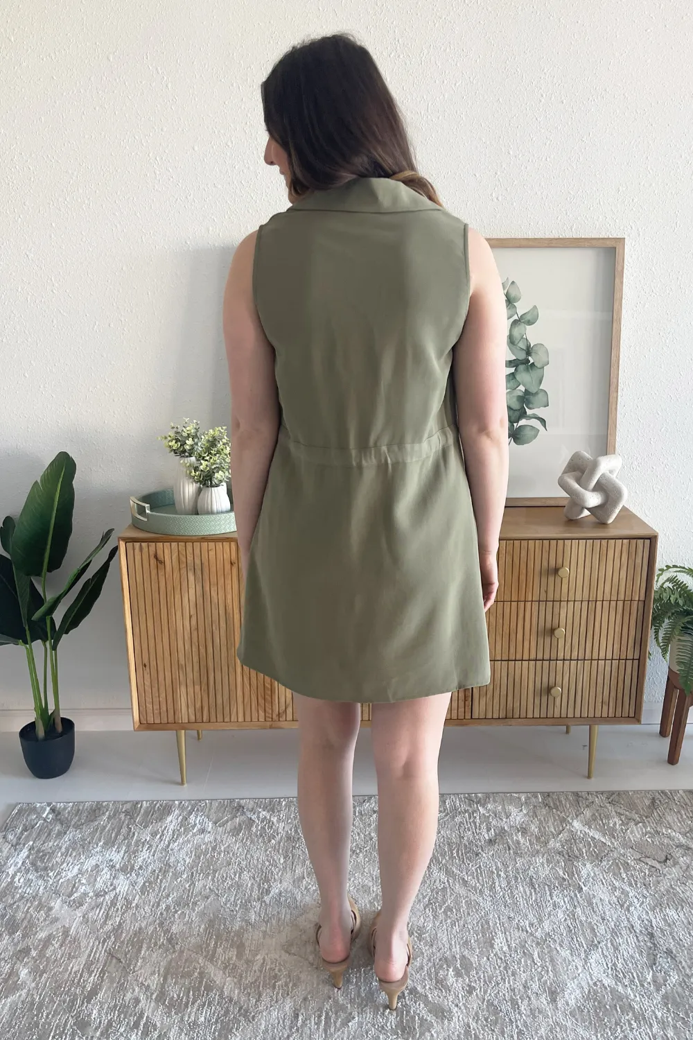 Utility Tie Shirt Dress