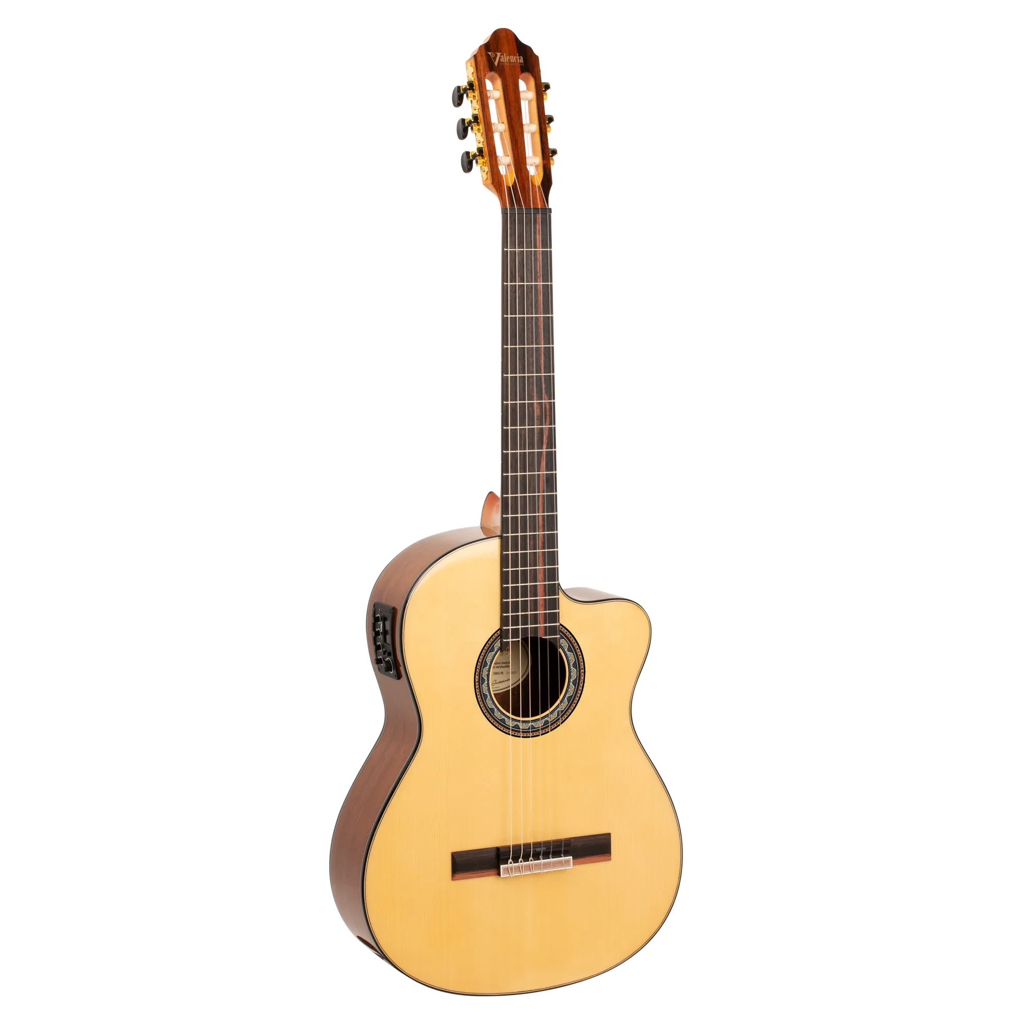 Valencia VC564CE High Gloss Electric Classical Guitar (H)