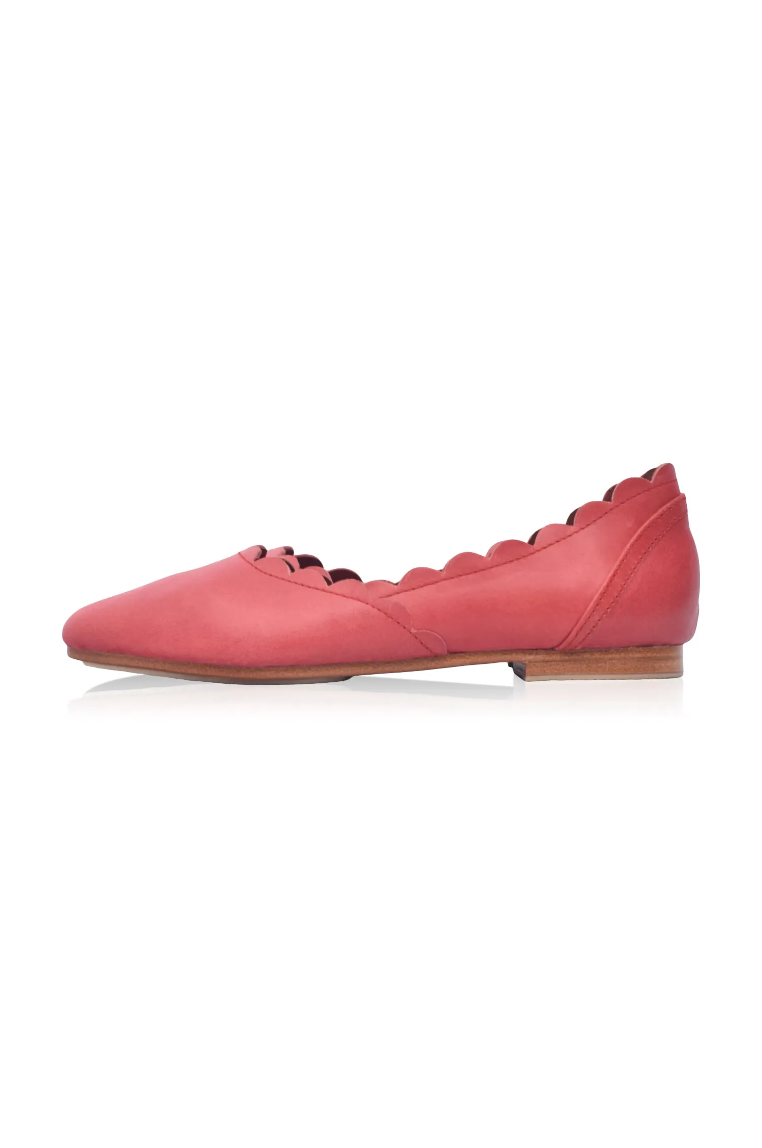 Valentina Leather Ballet Flats (Sz. 5-10.5)