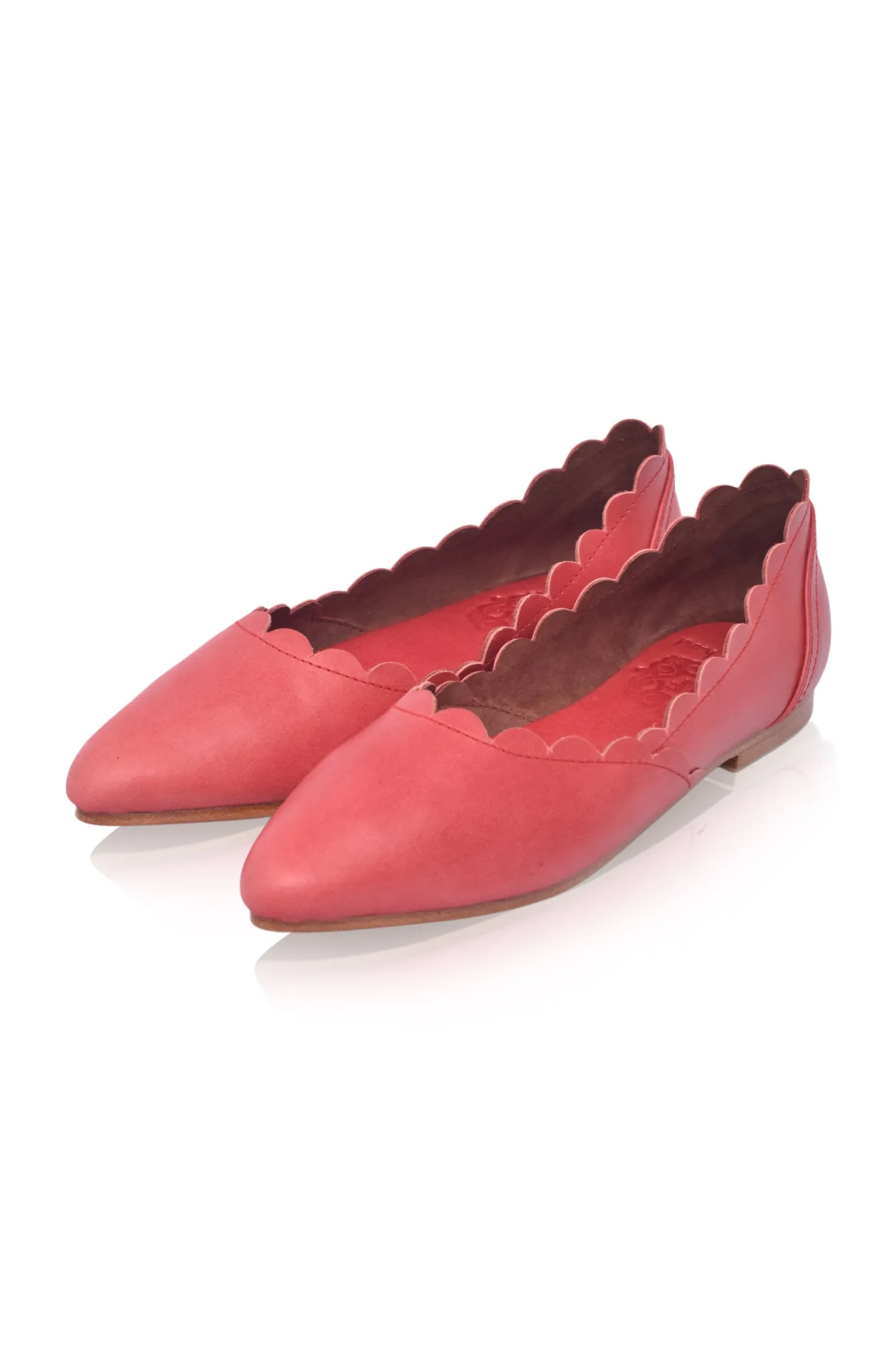 Valentina Leather Ballet Flats (Sz. 5-10.5)