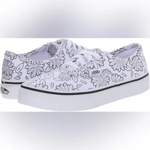Vans Kids Color Me Daisies Chalkboard Shoes