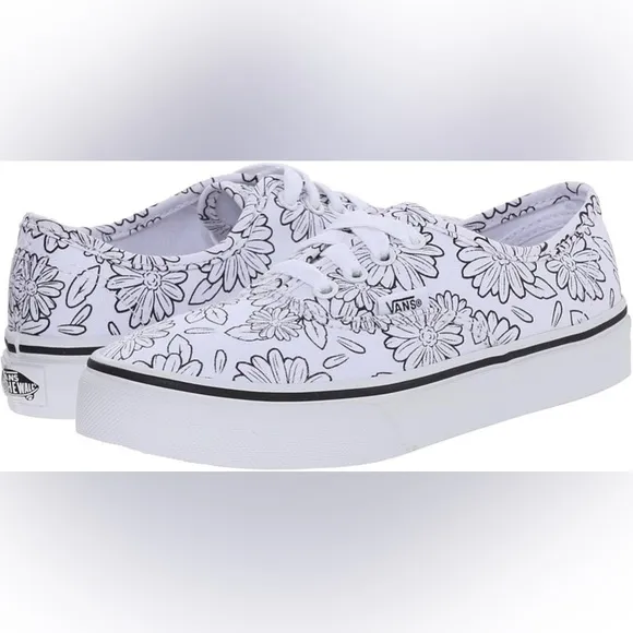 Vans Kids Color Me Daisies Chalkboard Shoes