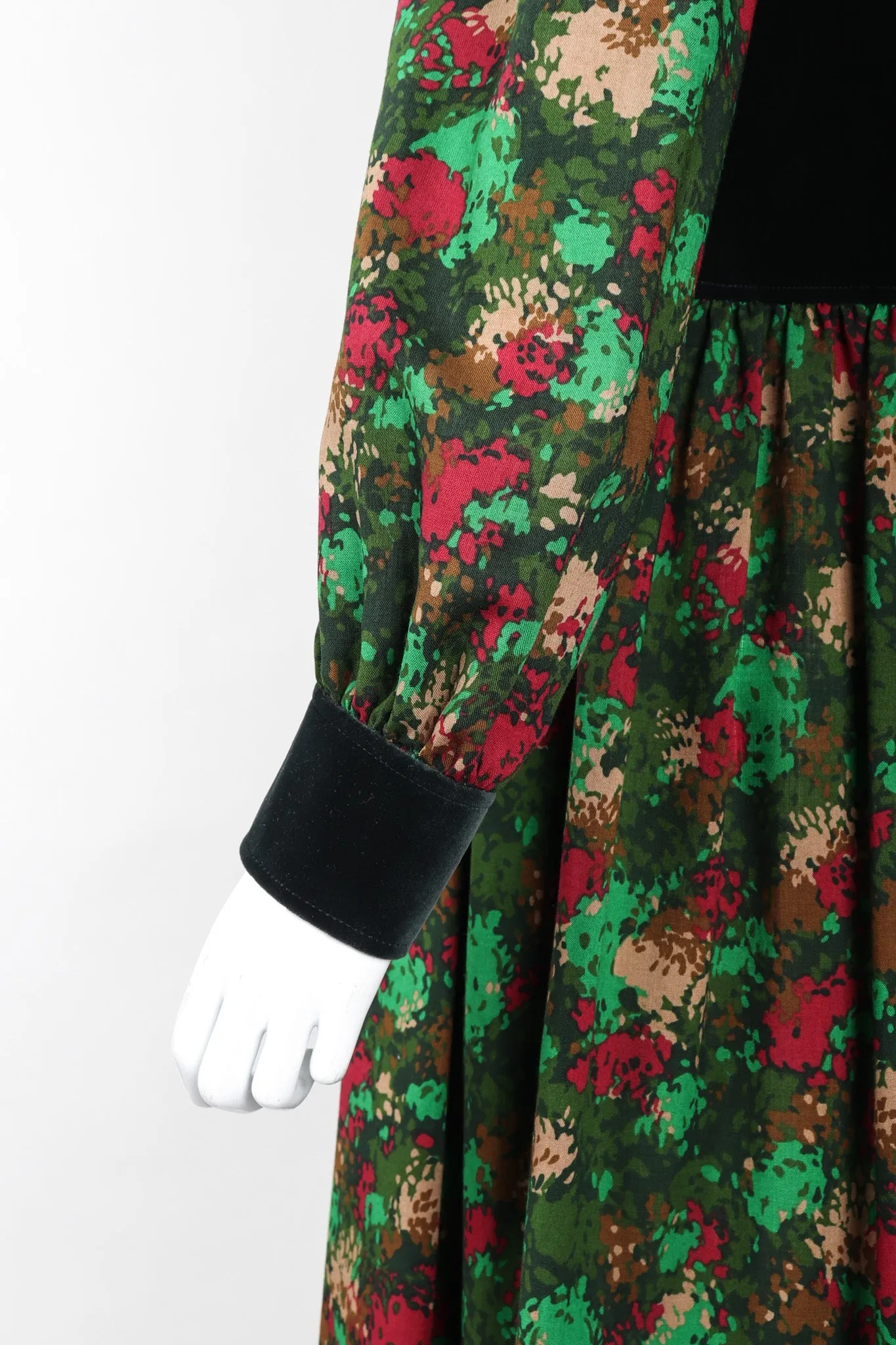 Velvet Bodice Folk Dress