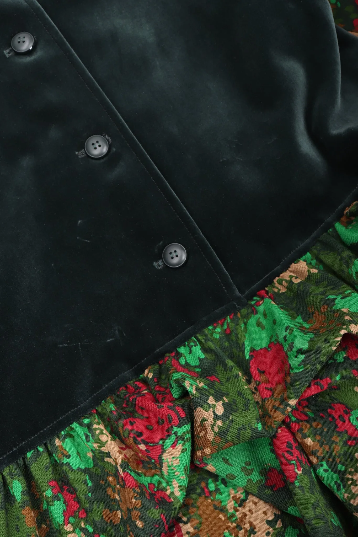 Velvet Bodice Folk Dress