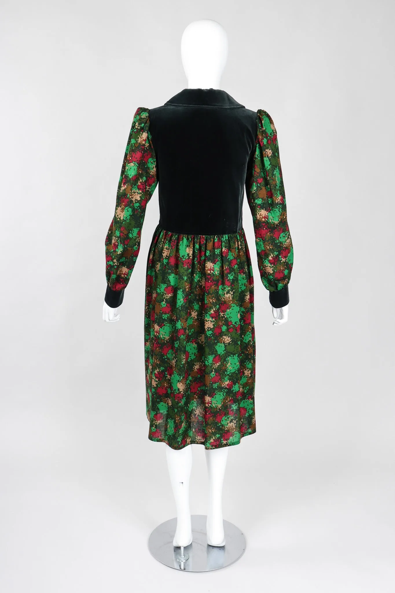 Velvet Bodice Folk Dress