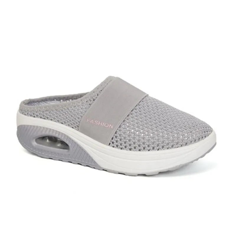 Vertvie Sandals Wedges Platform Shoes Female Slides Slippers Breathable Mesh Lightweight Ladies Footwear