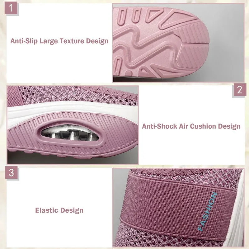 Vertvie Sandals Wedges Platform Shoes Female Slides Slippers Breathable Mesh Lightweight Ladies Footwear
