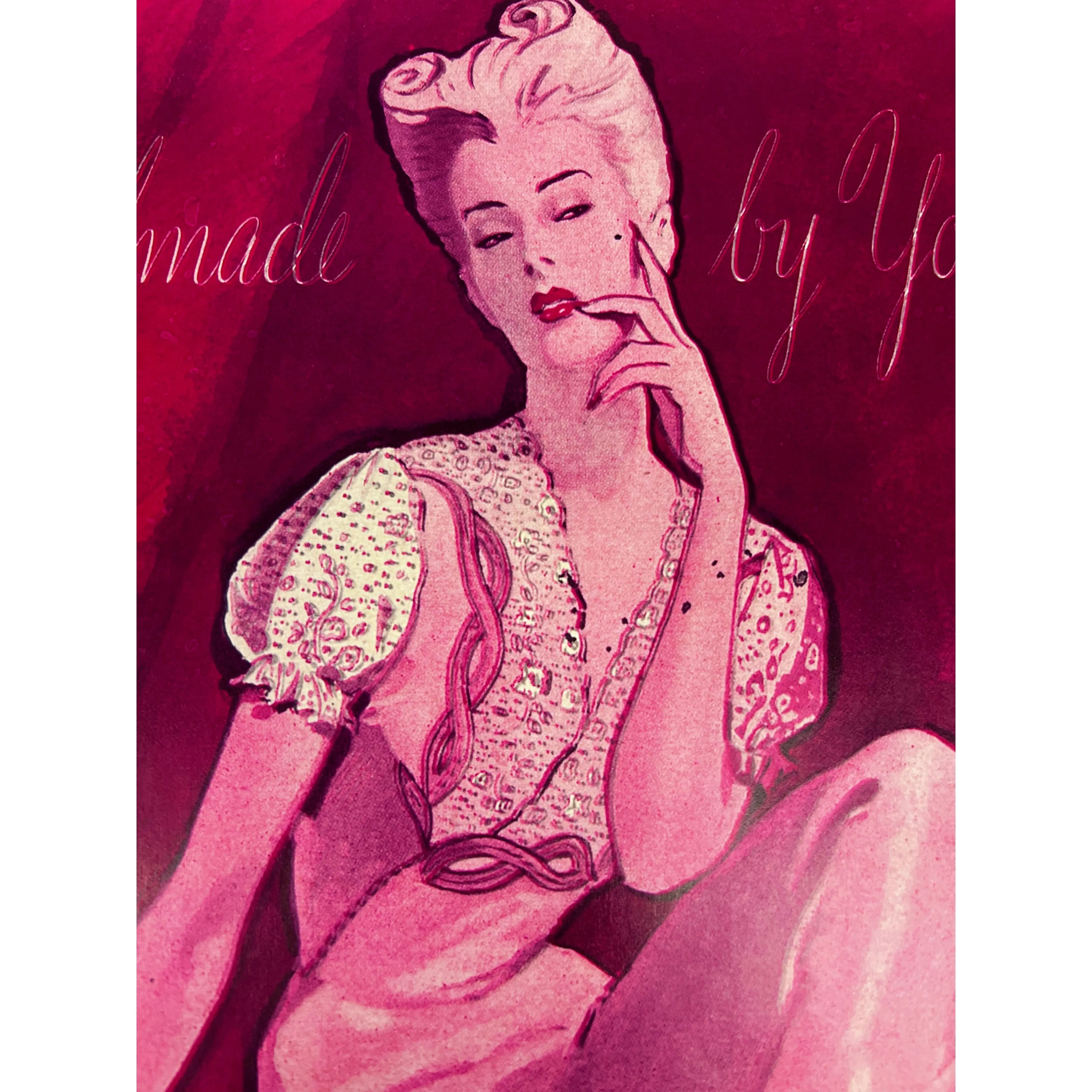Vintage Lingerie  Ad Copy Of Original Yolande Lingerie 1940S