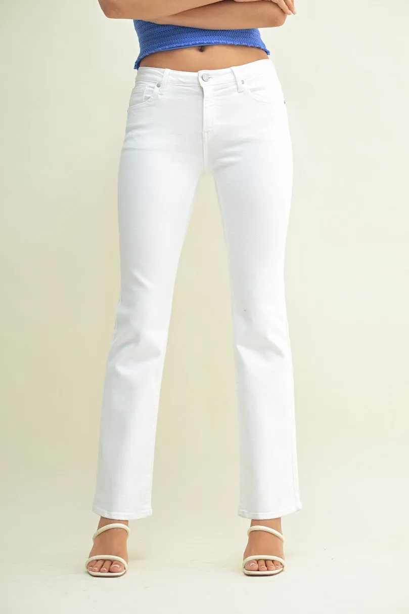 Vintage Low Rise Bootcut Jean - Optic White