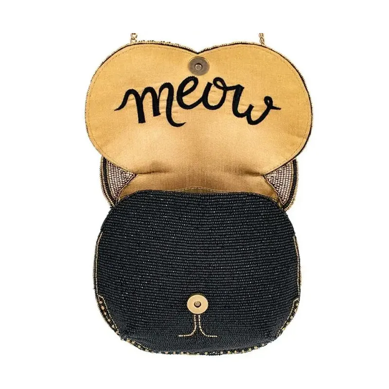 Whiskers Beaded Crossbody Handbag