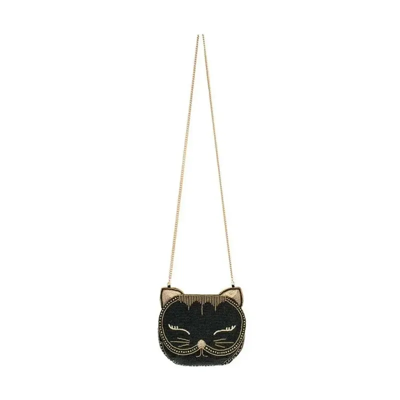 Whiskers Beaded Crossbody Handbag