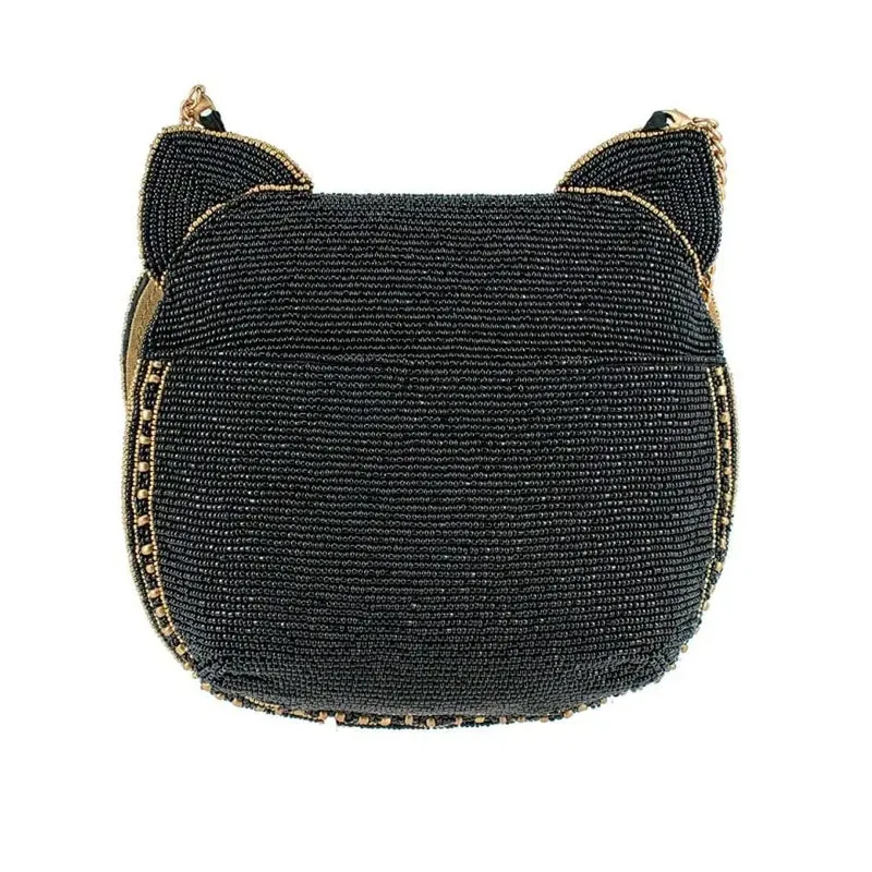 Whiskers Beaded Crossbody Handbag