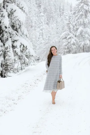 Whisper of Winter Dress