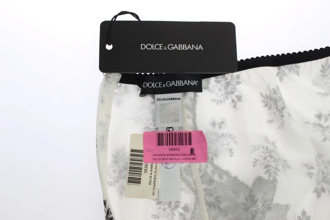 White Stretch High Waist Underwear