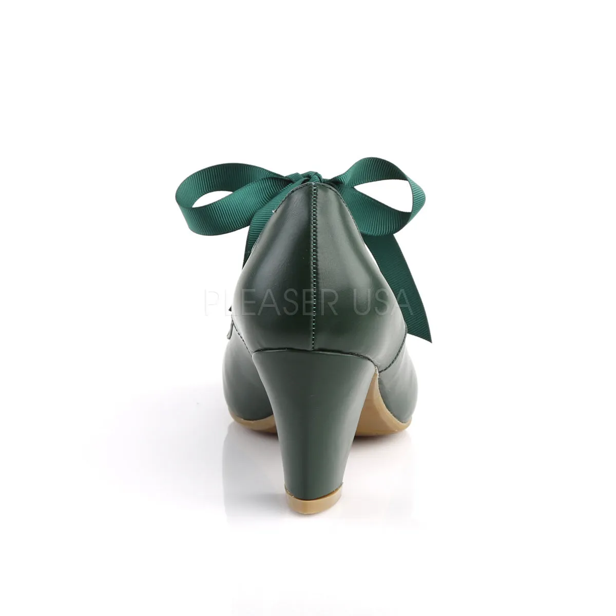 WIGGLE-32  Dark Green Faux Leather