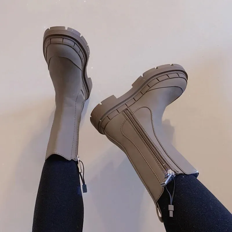 Woman's Street High Heels Boot Office Lady Footwear