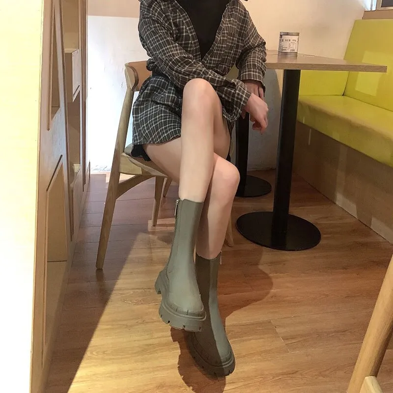 Woman's Street High Heels Boot Office Lady Footwear