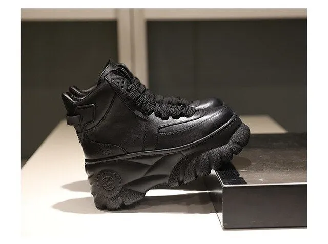 women basic white lace up motorcycle boots casual shoes fashion genuine leather ankle boots round toe
