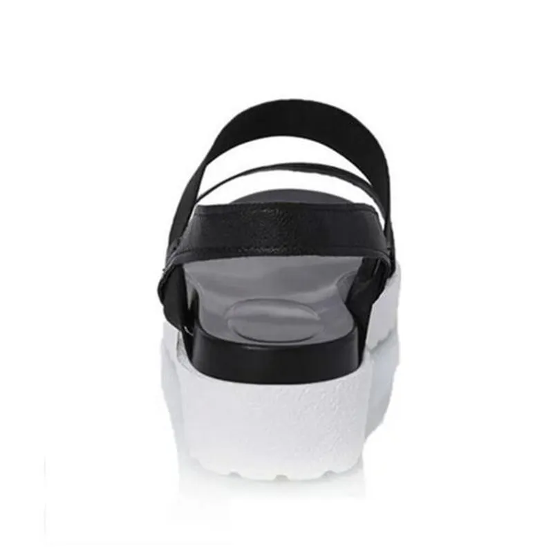 Women New Shoes Peep-toe Sandalias Flat Shoes Roman Sandals